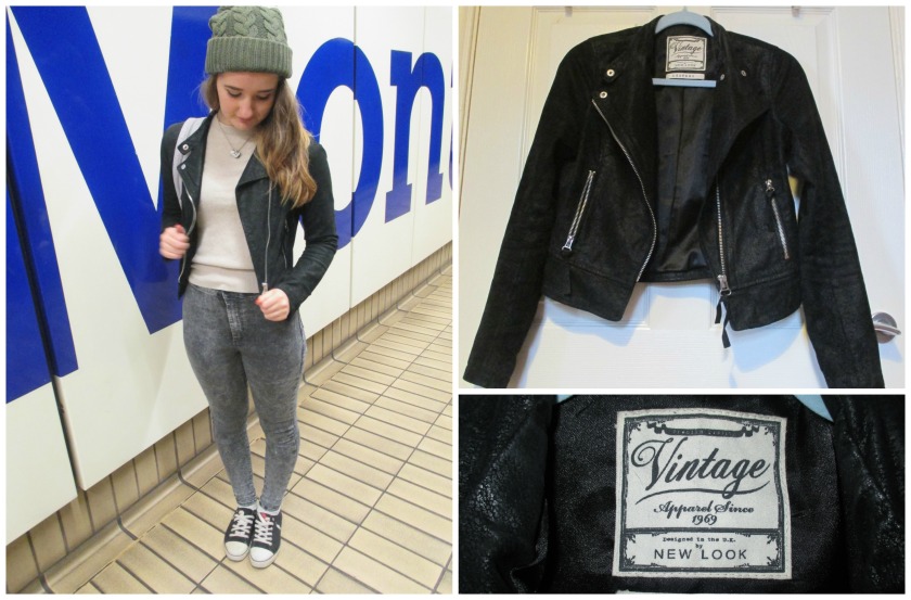 leather jacket collage